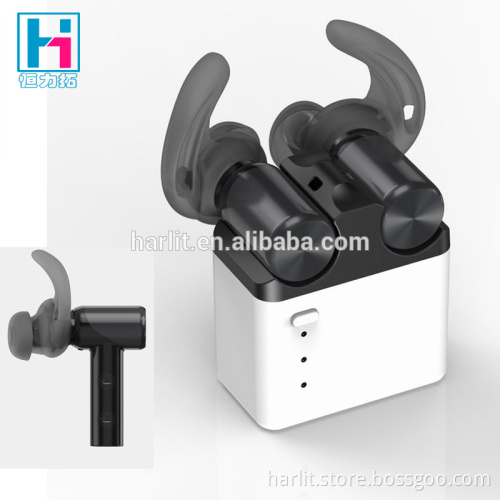 True Wireless Stereo Bluetooth 4.2 Headphones With Charging Box Cordless Earphones Sweatproof In-Ear Headset with Mic For iPhone